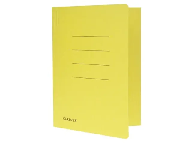 Dossiermap 300 Gram Geel 18.2x22.5cm