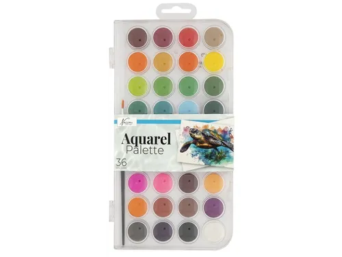 Aquarelverf Nassau fine art doos a 36 kleuren