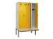 locker met bank,voor scheiding van kleding,HxBxD 2120x1200x815mm,4vak