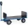 Handtrekwagen 4022L met 2 kopwanden 1200x700mm Luchtbanden