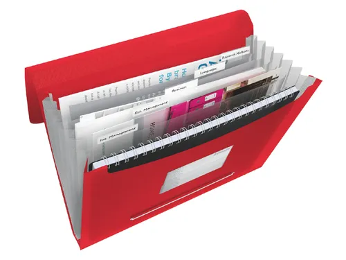 Projectmap Vivida Pp A4 Rood 6 Vaks