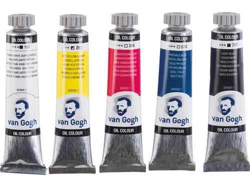 Olieverf, Primaire Mengset Van 5 X 20 Ml
