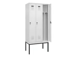 locker voor scheiding van kleding,HxBxD 2120x900x500mm,3vak