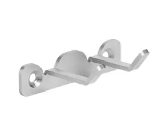 Vikan dubbele RVS haak (2xM5) voor schaduwbord 20x82mm - 1