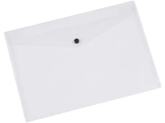 Documentenmap A3 transparante PP drukknopsluiting