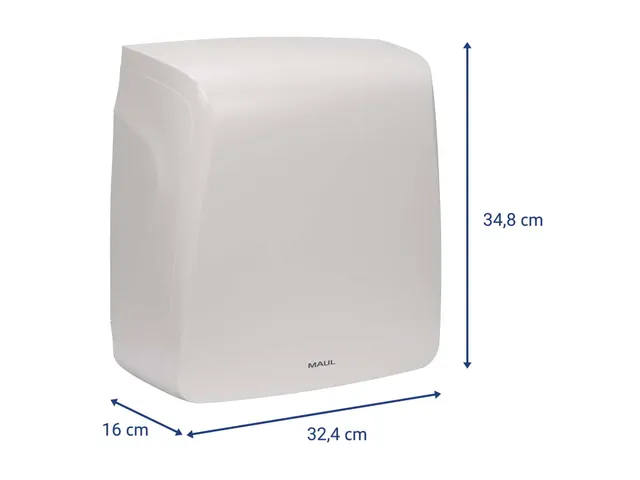 Handdoekdispenser doekjes gevouwen MAULcare Wit