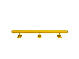 aanrijdbeveiligingsbarrière,Recht,v. binnen,HxLxD 200x2000x160mm,staa - 1