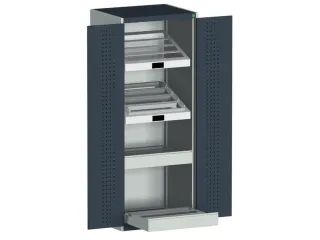 systeemkast HxBxD 2000x800x650mm CNC-lade 2laden Ral7035 Ral7016 - 2