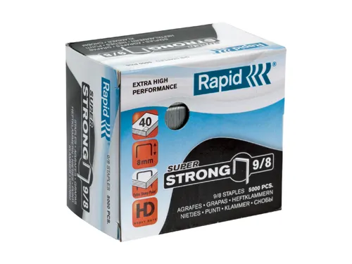 Nieten Rapid 9/8 gegalvaniseerd super strong 5000 stuks
