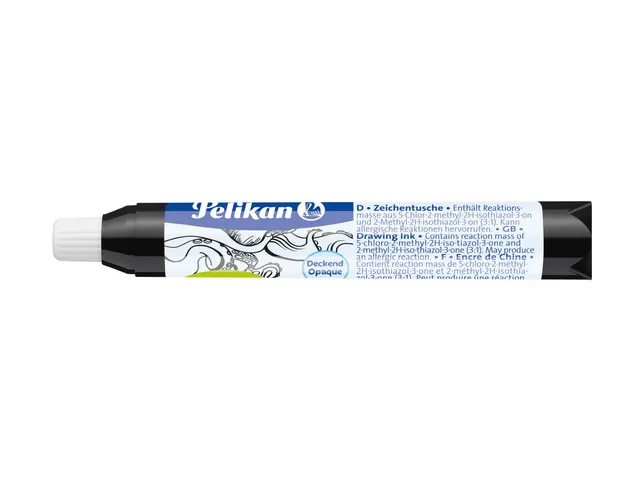 Oost-indische inkt Pelikan pipet 9ml zwart