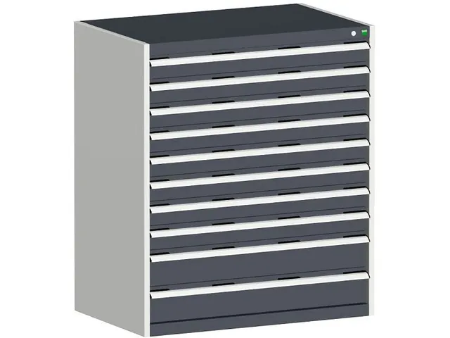 ladekast HxBxD 1200x1050x650mm 10laden zware lasten RAL7035 RAL7016