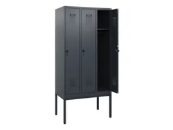 schoollocker,HxBxD 1950x900x500mm,3vak,vak B 300mm,draaigrendel