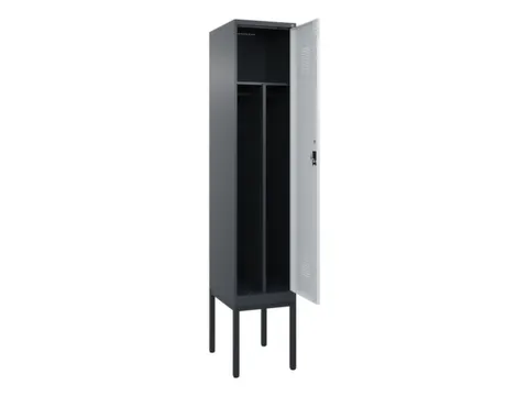 locker voor scheiding van kleding,HxBxD 2120x400x500mm,1vak