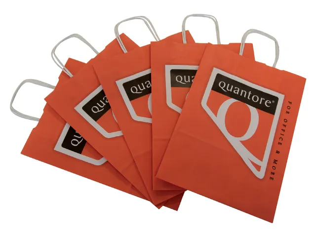 Draagtas Quantore papier 230x330mm 200 stuks