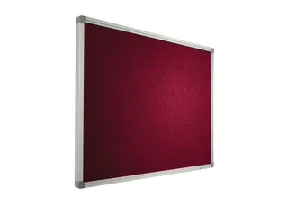 Prikbord 120x180cm Donkerroze Accent Softline Profiel 16mm - 1