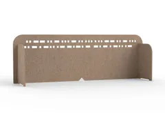 Akoestisch PET-vilt scheidingsscherm L 150x35cm beige