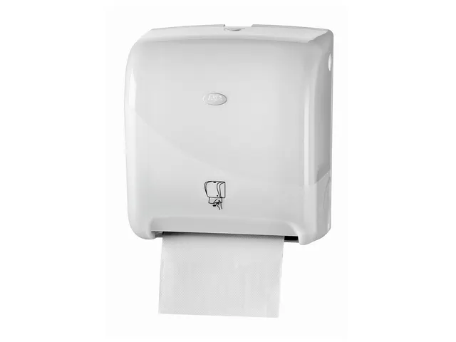 Euro matic 431107 Pearl WHITE handdoekautomaat Tear & Go