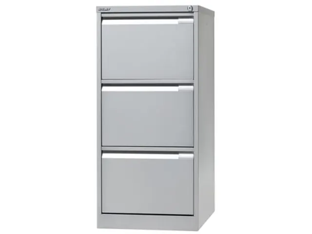 Hangmappenkast 1016X47X622 Cm 3 Laden Zilver