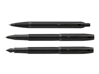 Vulpen Parker IM Monochrome GB Matt Black Fijn Blauwe inkt - 5