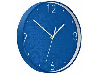 Wandklok Leitz WOW Ø29cm blauw cijferaanduiding - 1