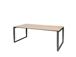 Domino Plus Vergadertafel Hoogte Instelbaar 200x100 Havana/Kersen 25mm