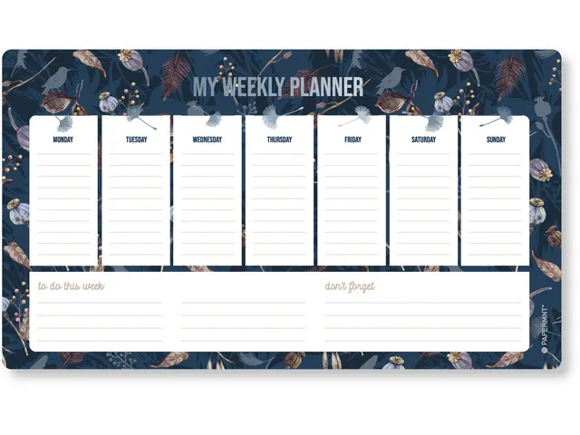 Weekplanner Natural Beauty. 60 vel 80 grams papier