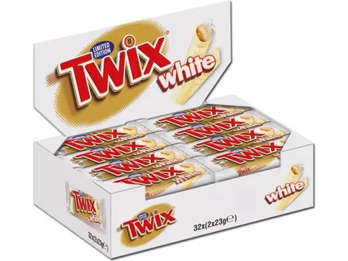 Chocolade Twix white reep 46 gram
