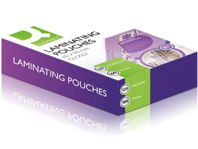 Pochettes De Plastification 2X 125 Microns 60X90Mm 100 Pièces