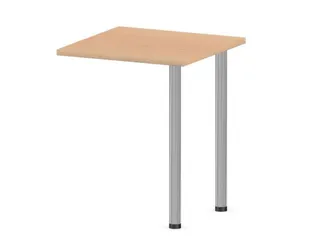 aanbouwtafel,i.h.v.,HxBxD 720-840x600x600mm,NE-esdoorn - 1
