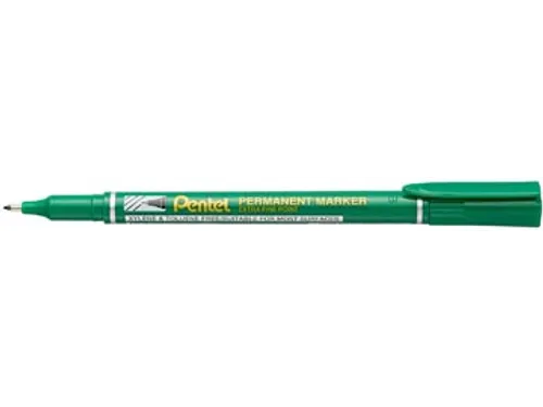Pentel NF450-D Permanente marker Extra Fijne punt 1,2mm Groen