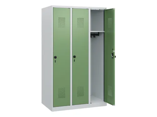 schoollocker,HxBxD 1530x900x500mm,3vak,vak B 300mm,draaigrendel