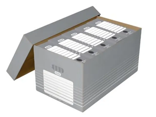 Elba Opbergdoos, Grijs En Wit