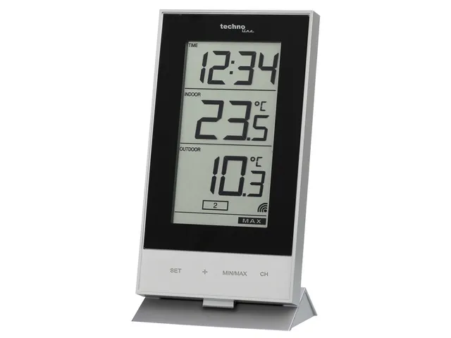 Thermometer Technoline WS 9900 85x166x56 mm wit met 1 buitensensor