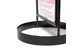 City Sign Elegant Staal 50x70 cm zwart