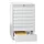 ladekast HxBxD 600x500x600mm 5laden slot RAL7035 front RAL5010