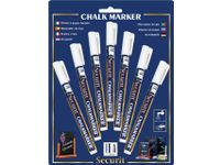 Krijtstift Securit Sma-100 Rond 1-2mm Wit 7 Stuks