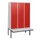 locker met bank,HxBxD 1950x1200x815mm,3vak,vak B 400mm,cil.-slot