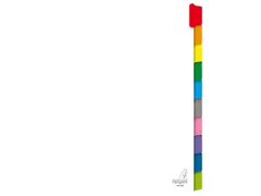 Tabbladen Kangaro 23-gaats PK410M 10-delig wit karton