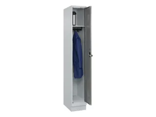 locker,HxBxD 1950x300x500mm,1vak,vak B 300mm,draaigrendel,sokkel - 1
