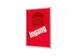 Kliklijst A1 complete set met print "INGANG" Rood