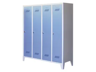 lockerkast v. kinderen,HxBxD 1600x1230x500mm,RAL7035,front RAL7035 - 1
