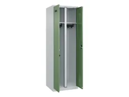 locker voor scheiding van kleding,HxBxD 1850x600x500mm,2vak