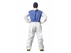 RSG Cool Workwear overall Blauw/Wit maat XXL doos van 25 stuks