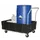 verrijdbare PE-opvangbak,v. 1x200l vat,opvangvol. 250l
