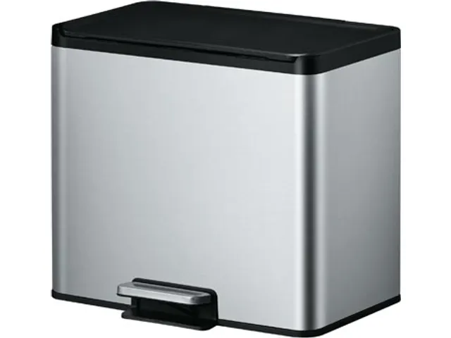 Essential Recycler pedaalemmer 20 + 9 l, mat RVS
