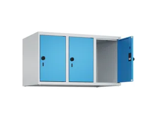 opzetkast,v. locker,3vak.,vak B 300mm,HxBxD 500x900x500mm,vleugeldeur - 2