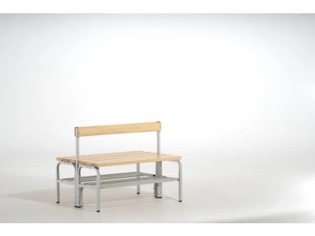 dubbele zitbank,HxLxD 770x1015x725mm,houten lijst,frame staal RAL7035