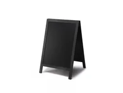 Krijtstoepbord Zwart 55x85cm
