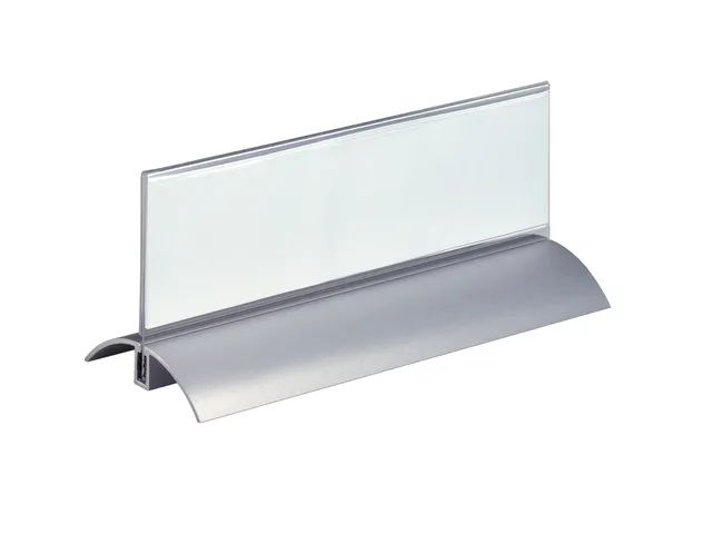 Tafelnaambord Durable Presenter De Luxe 61x210mm 2 stuks