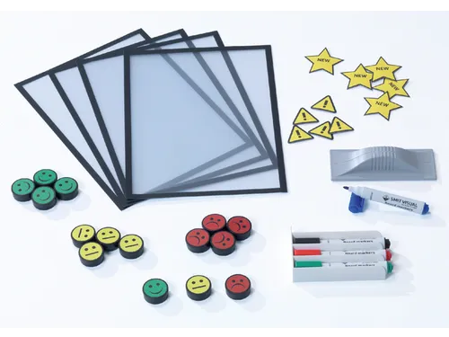 Verbeterbord + starterkit visual management 90x120cm